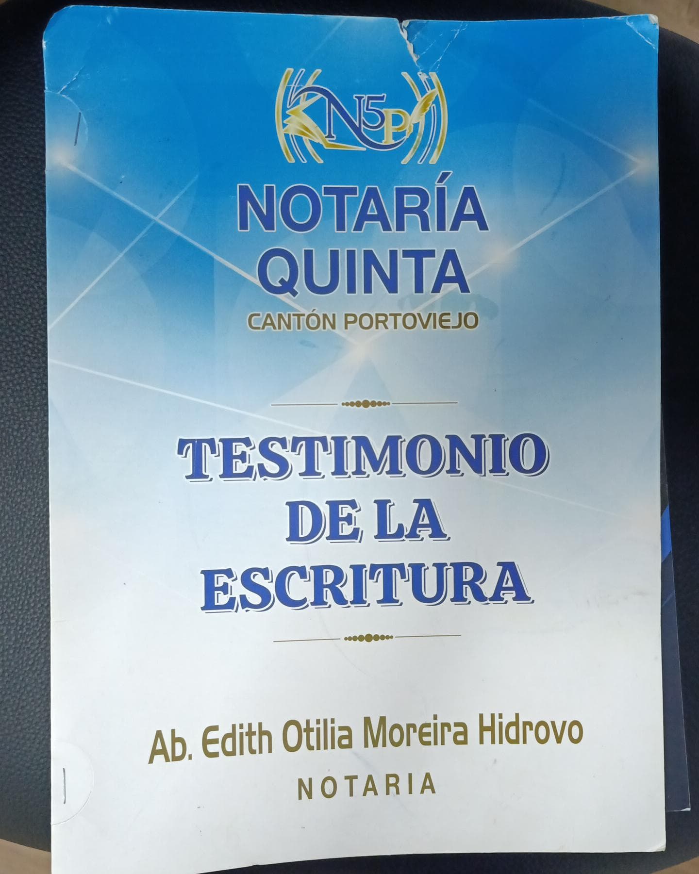 Documento pessoal_Notaria Quinta
